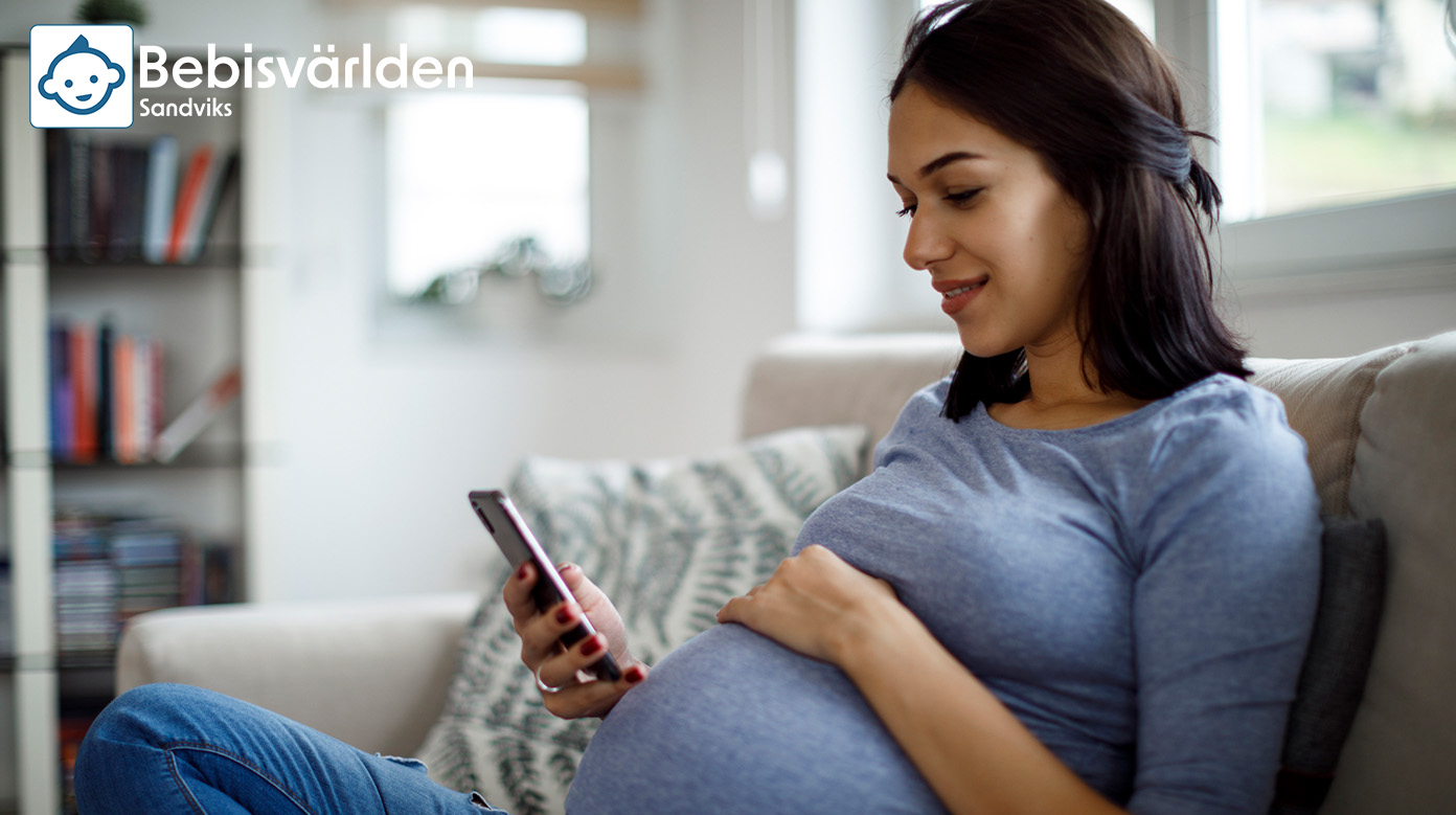 App-gravid Följ utvecklingen – ladda ner din Bebisvärlden-app här!