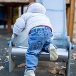 Child on a slide