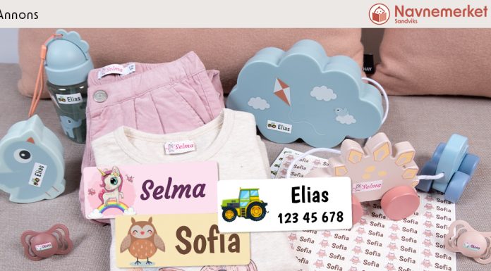 5 skäl att märka ditt barns kläder och utrustning med namnlappar