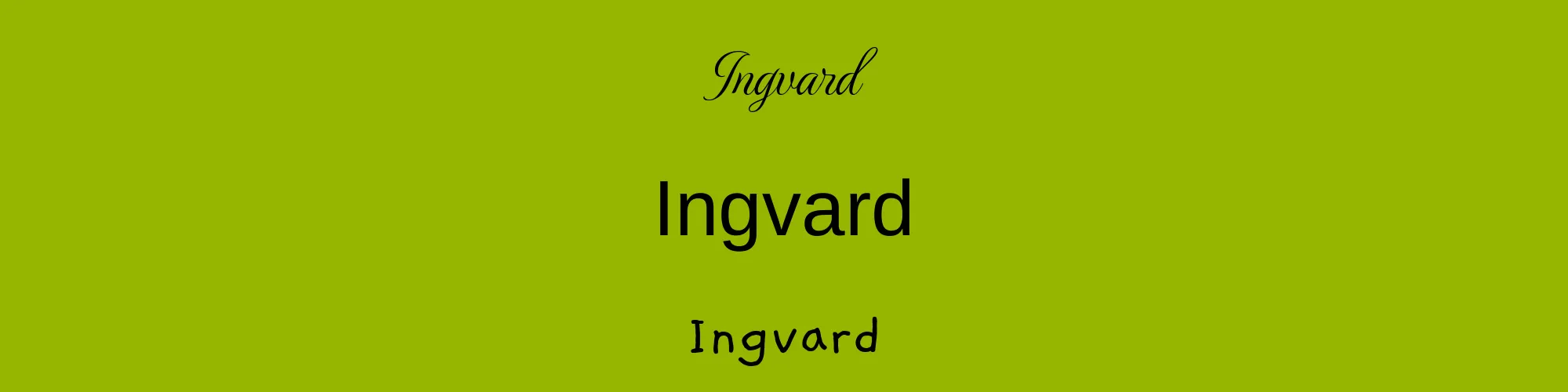 Ingvard
