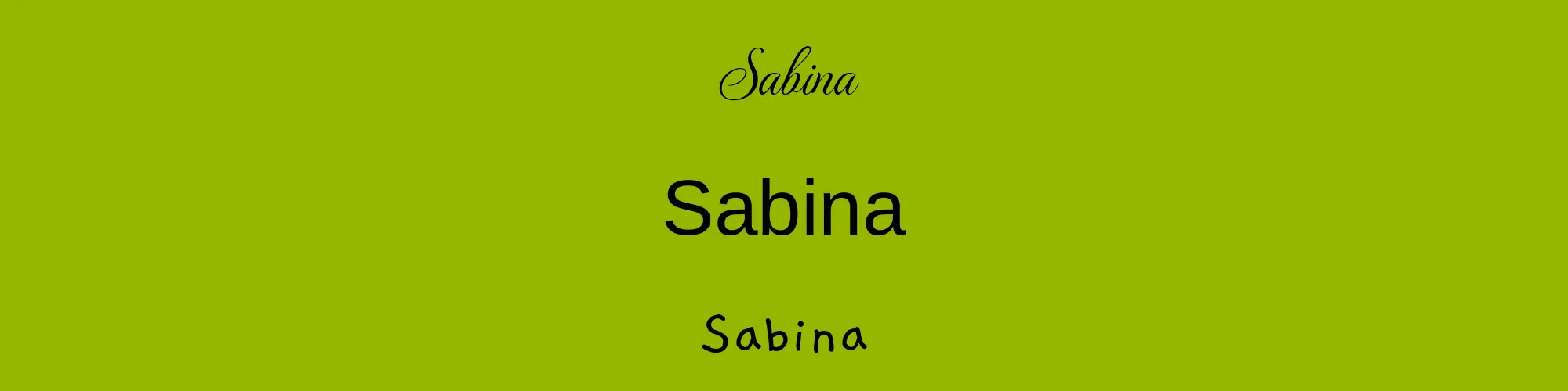 Sabina
