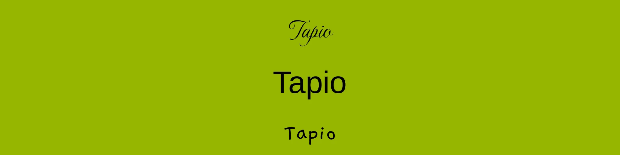 Tapio